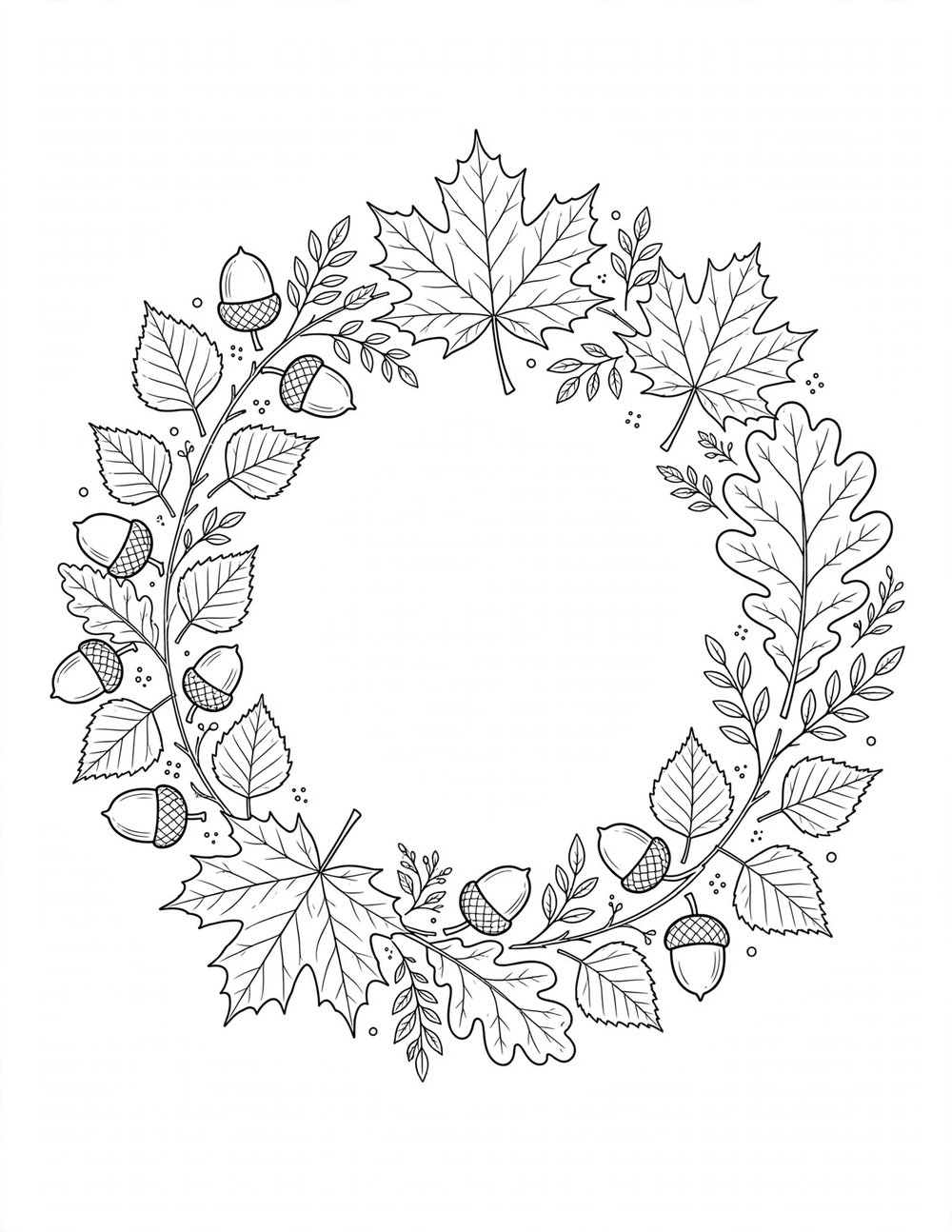 Free botanical mandala coloring sheet to print and color (sample 2 of 2)